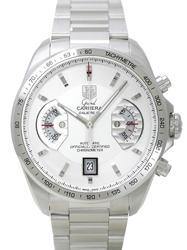 Tag Heuer Grand Carrera Chronograph Calibre 17 RS Mens Wristwatc - Click Image to Close